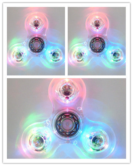 Luminous Fingertip Spinner – High-Speed Stress Relief Toy with Lights