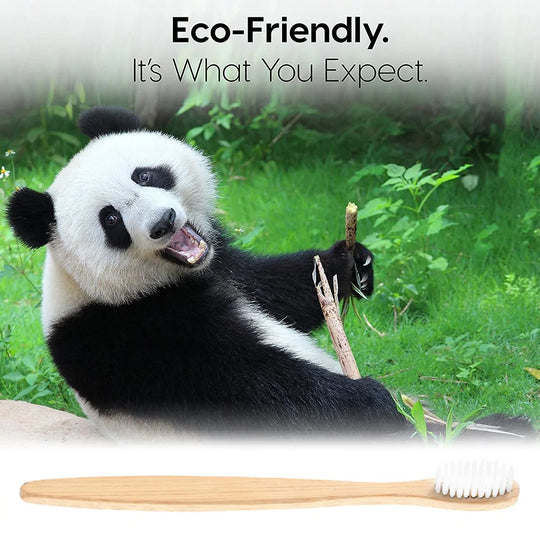 Eco-Friendly Bamboo Toothbrush - Soft Bristles