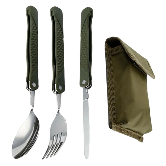 Multi-Function Outdoor Folding Cutlery Tool - Portable Gear