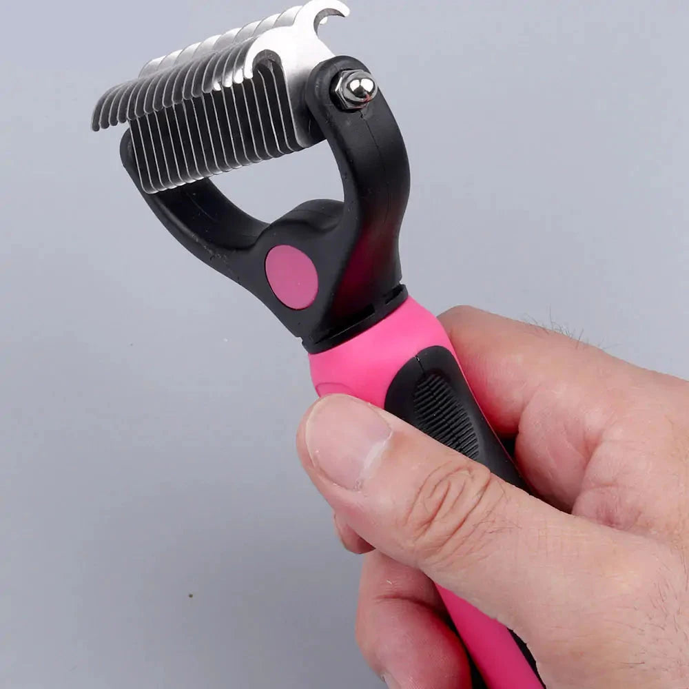 Pet Grooming Comb for Easy Detangling & Comfort