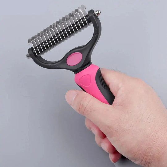 Pet Grooming Comb for Easy Detangling & Comfort