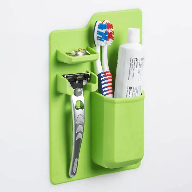 Shower Toothbrush Holder - Space-Saving Bathroom Organizer