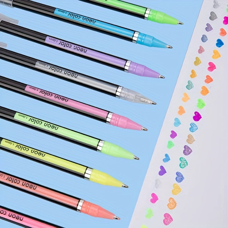 Unique Colors Gel Pens Set with Case