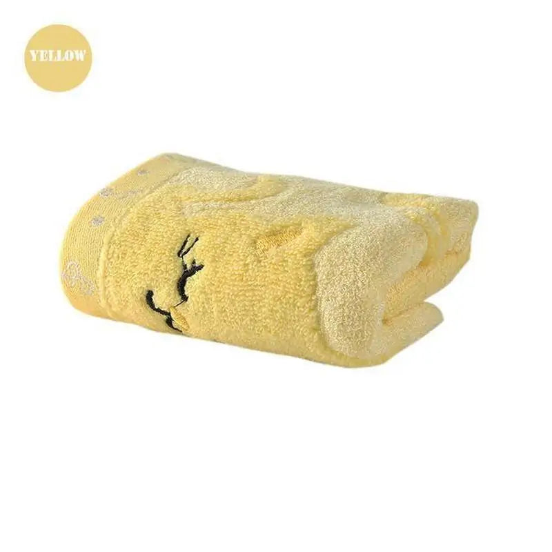 Soft Bamboo Fiber Kitten Hand Towels - Eco-Friendly Care