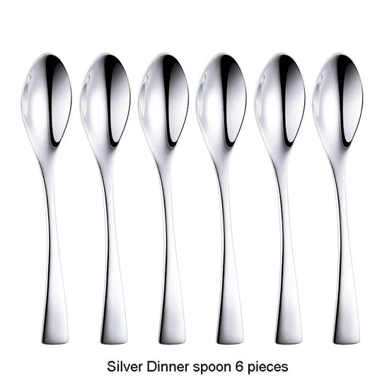 Modern Stainless Steel Cutlery Set - Sleek & Stylish