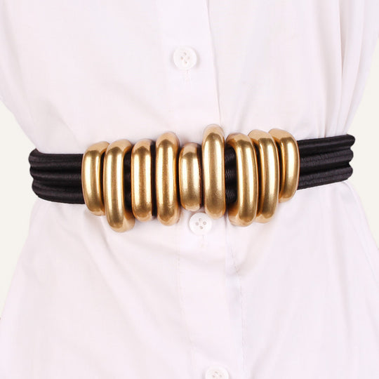 Buckle Accessories Elastic Elastic Fashion Belt