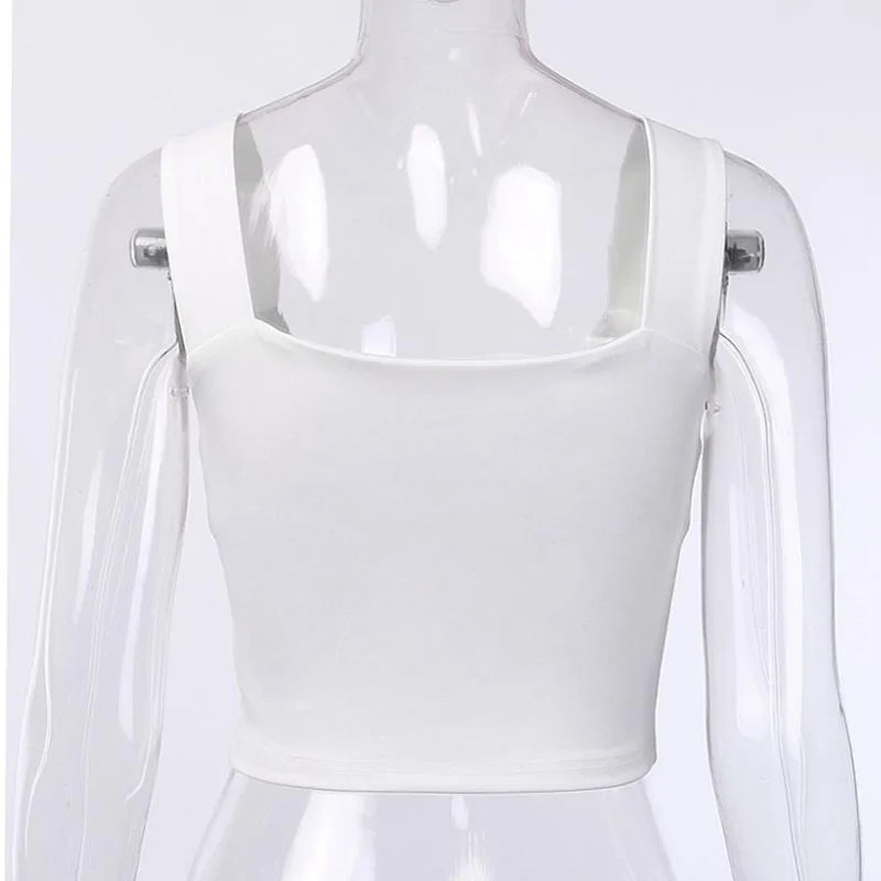 White Summer Milkmaid Crop Top with Ruched Bow Detail