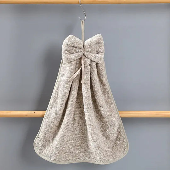 Microfiber Quick-Dry Bowknot Hand Towels - Soft & Stylish