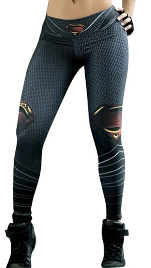 Superman Print Women’s Leggings - Bold & Comfortable