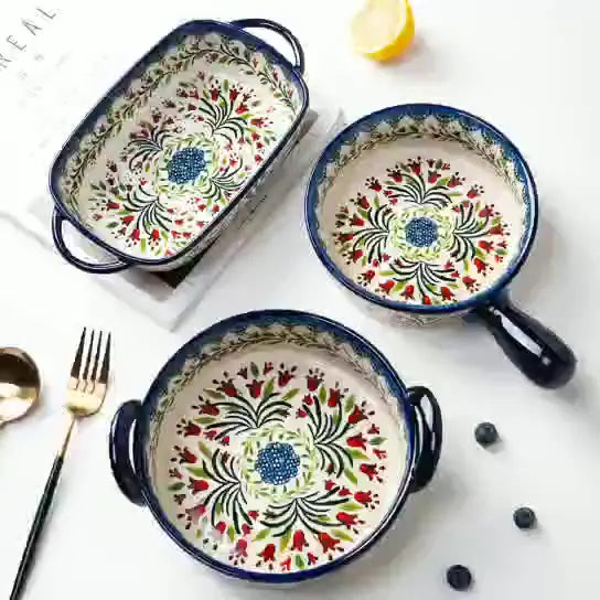 Nordic Ceramic Dinnerware & Bakeware Set - Stylish & Durable