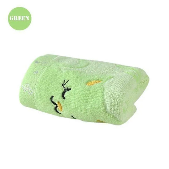 Soft Bamboo Fiber Kitten Hand Towels - Eco-Friendly Care