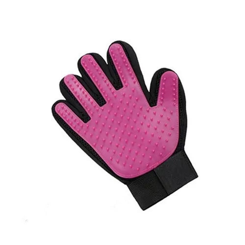 Pet Grooming Gloves for Shedding & Massage Care