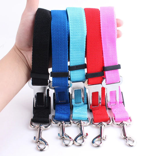 Adjustable Pet Car Seat Belt Harness for Safe Travel