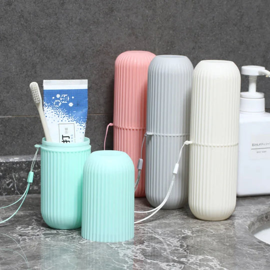 Portable Toothbrush Storage Case - Travel-Friendly & Durable