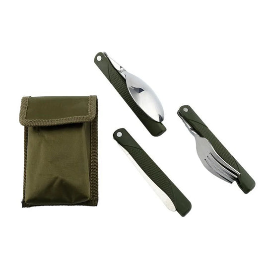 Multi-Function Outdoor Folding Cutlery Tool - Portable Gear