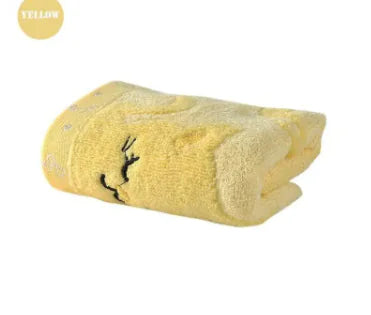 Soft Bamboo Fiber Kitten Hand Towels - Eco-Friendly Care