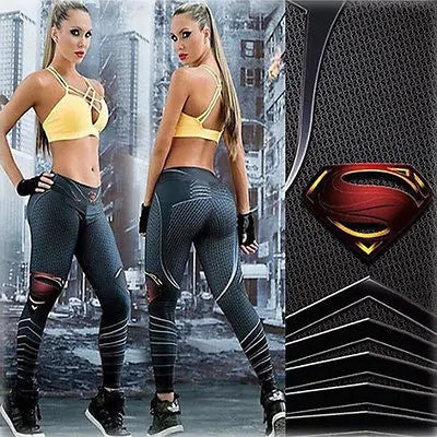 Superman Print Women’s Leggings - Bold & Comfortable