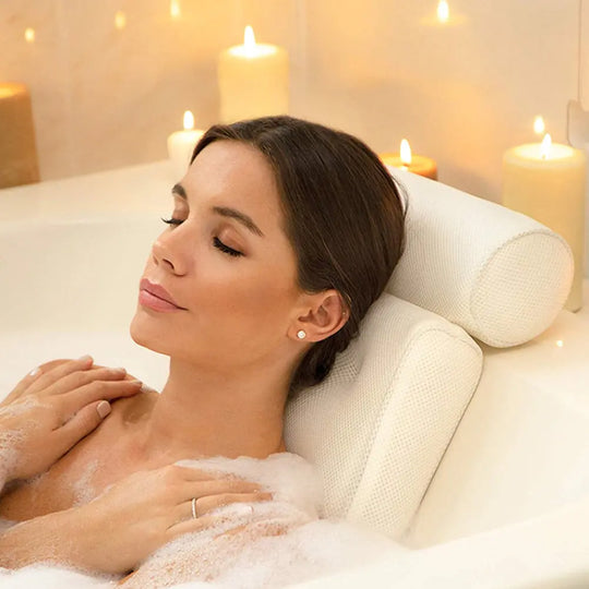 Luxury Bath Pillow - Soft, Supportive & Relaxing Comfort