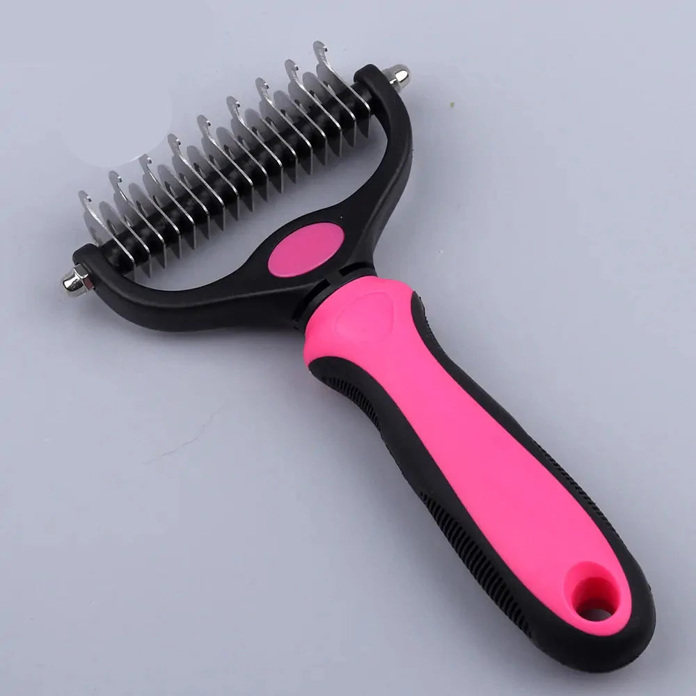 Pet Grooming Comb for Easy Detangling & Comfort