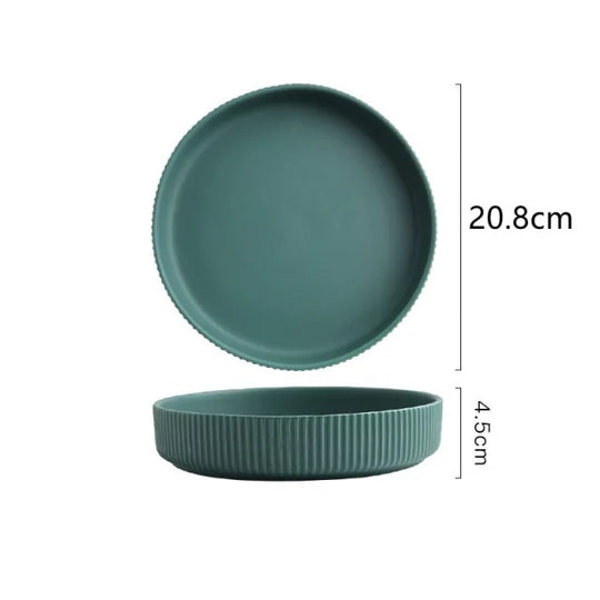 Elegant Ceramic Dinner Plates - Durable & Stylish Tableware