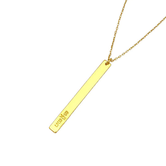 Stylish Layered Bar Bullet Necklace - Chic & Modern