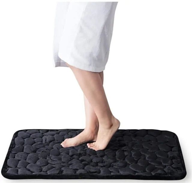 Non-Slip Embossed Bathroom Mat for Safety & Comfort