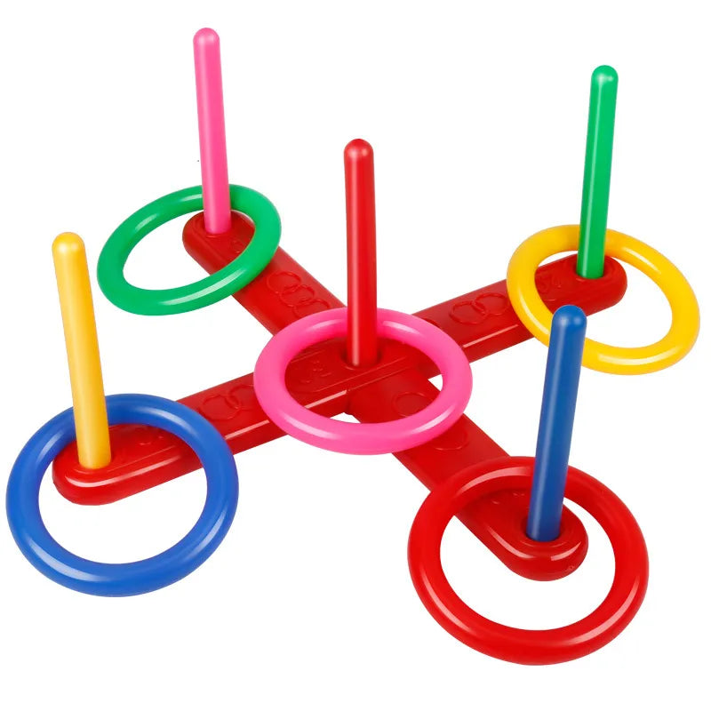 Ring Throwing Game - Outdoor Fun for Kids, Montessori Toys