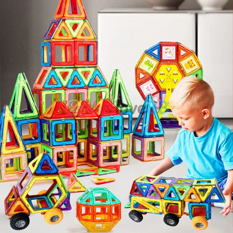 Magnetic Blocks Constructor Set - Toys for Creative Kids