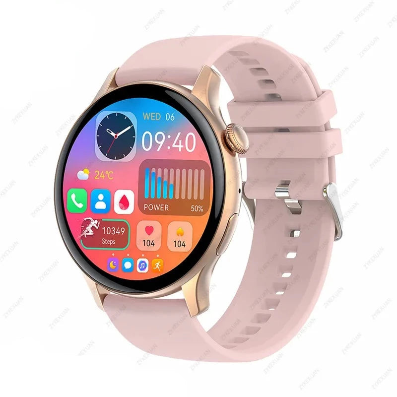 1.43" Full Screen Smartwatch - Bluetooth Calling, Heart Rate, Sleep Monitor Sport Watch