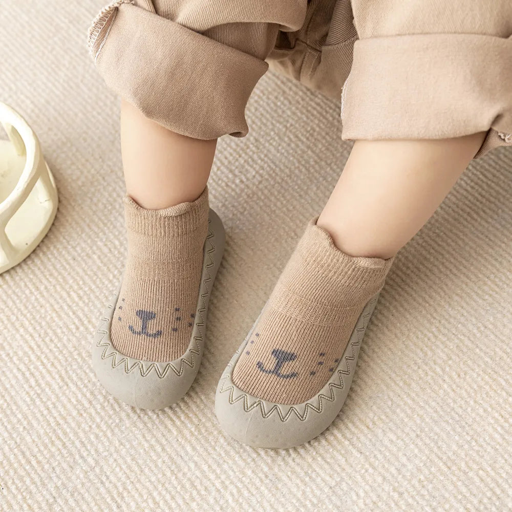Cute Cartoon Baby Socks Shoes - Soft Sole Sneaker Booties for Infant and Toddler