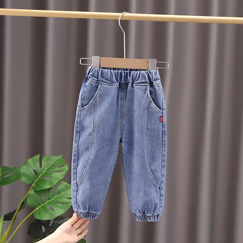 Cartoon Jeans for Baby Boys and Girls - Children Trousers, Casual Pants, Kids Fashion