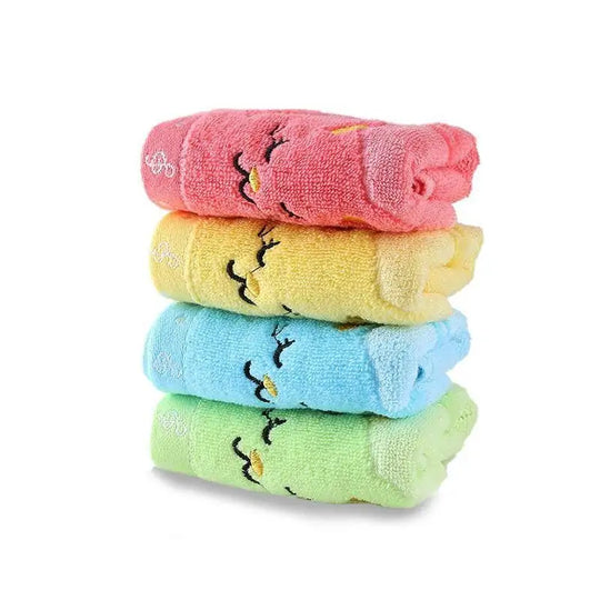 Soft Bamboo Fiber Kitten Hand Towels - Eco-Friendly Care