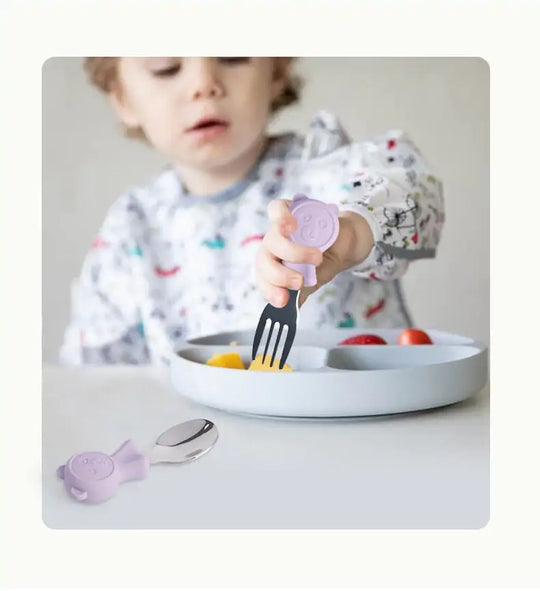 Stainless Steel Kids Cutlery Set - Safe & Durable Design