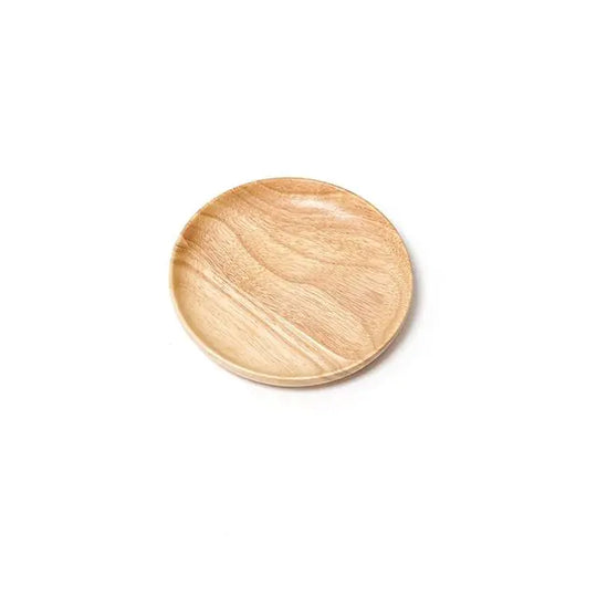 Natural Wood Serving Plate - Elegant & Eco-Friendly Design