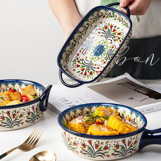 Nordic Ceramic Dinnerware & Bakeware Set - Stylish & Durable