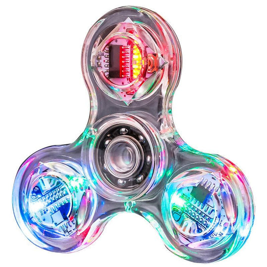 Luminous Fingertip Spinner – High-Speed Stress Relief Toy with Lights