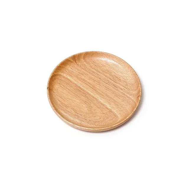 Natural Wood Serving Plate - Elegant & Eco-Friendly Design