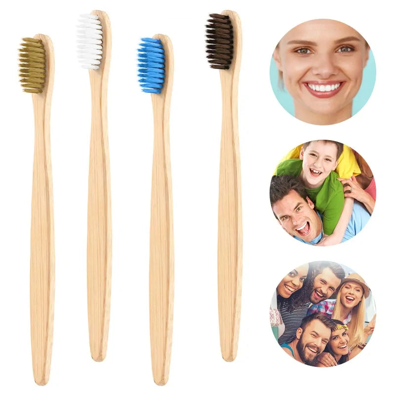 Eco-Friendly Bamboo Toothbrush - Soft Bristles