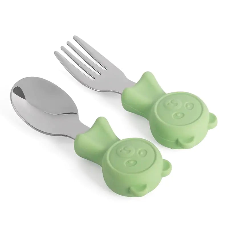 Stainless Steel Kids Cutlery Set - Safe & Durable Design