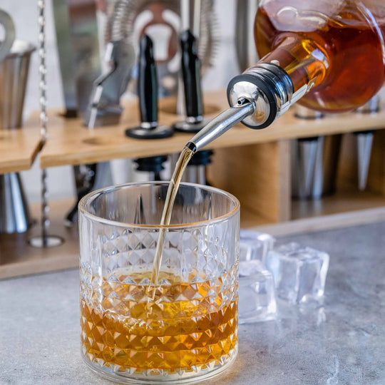 17-Piece Stainless Steel Cocktail Shaker Set with Stand