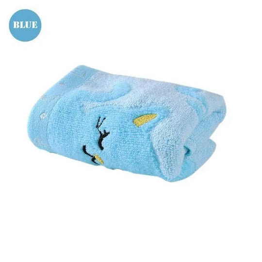 Soft Bamboo Fiber Kitten Hand Towels - Eco-Friendly Care