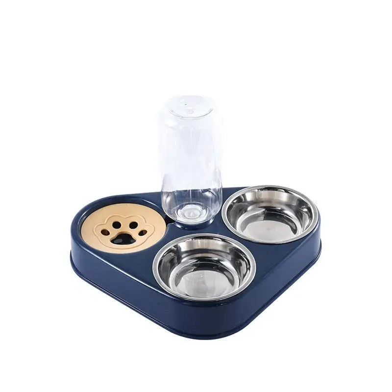 3-in-1 Automatic Pet Food Bowl & Drinking Feeder