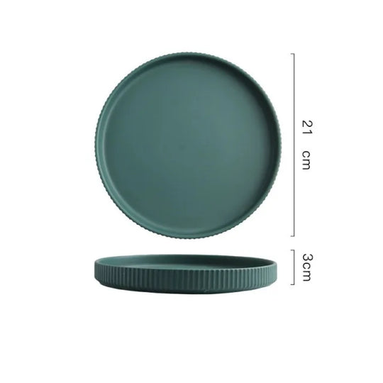 Elegant Ceramic Dinner Plates - Durable & Stylish Tableware