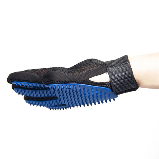 Pet Grooming Gloves for Shedding & Massage Care