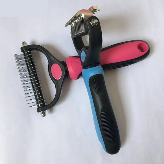 Pet Grooming Comb for Easy Detangling & Comfort