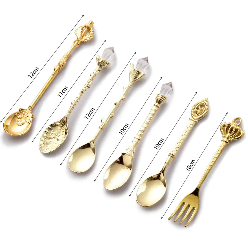 Vintage Royal Dessert Cutlery Set - Elegant & Timeless