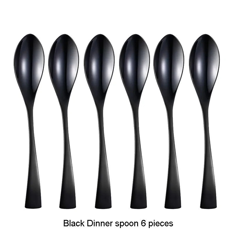 Modern Stainless Steel Cutlery Set - Sleek & Stylish