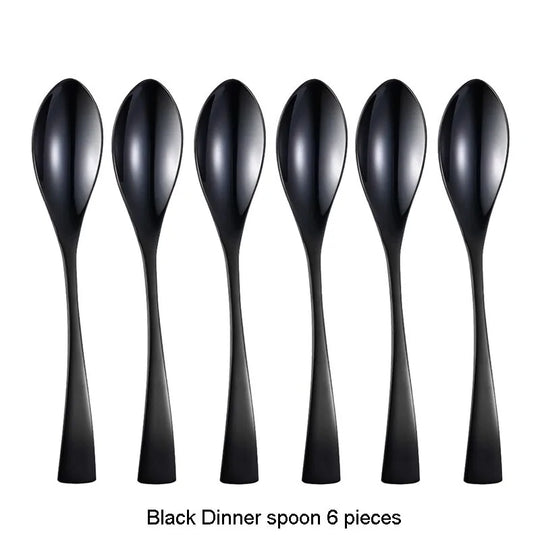 Modern Stainless Steel Cutlery Set - Sleek & Stylish