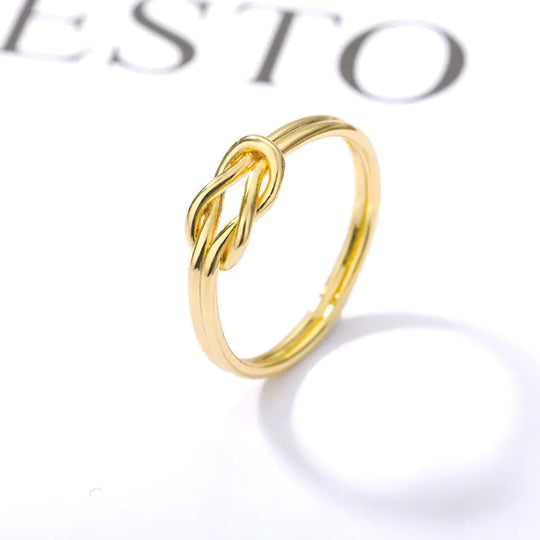 Elegant Knot Infinity Rings - Timeless Love Jewelry