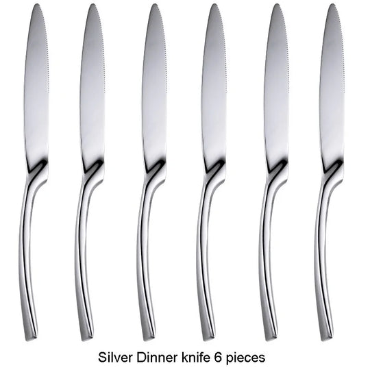 Modern Stainless Steel Cutlery Set - Sleek & Stylish